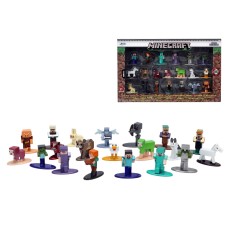Jada Toys Nano Metalfigs Minecraft Die-Cast Metal Collectible Figures 1.65″ 20-Pack