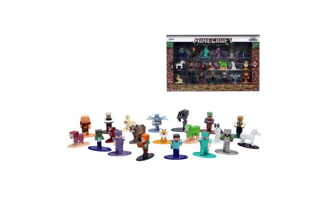 Jada Toys  Minecraft Die-Cast Metal Collectible Figures 1.65″ 20-Pack