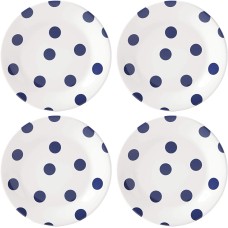 kate spade New York Deco Dot Cobalt Salad Plates, Set of 4