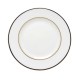  New York Library Lane Navy Dinner Plate, 10.75”