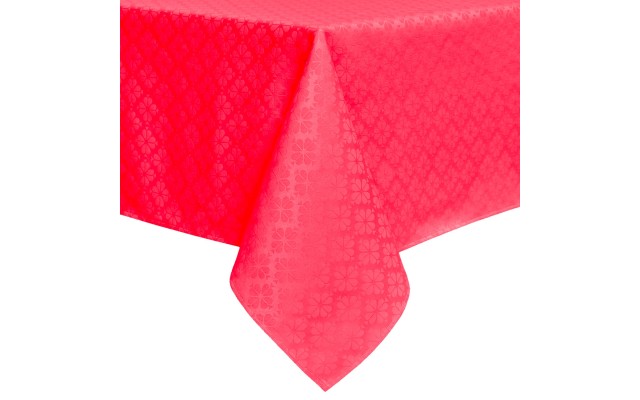  new york Spade Flower Tablecloth, Cranberry, 70 x 120