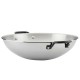  5-Ply Stainless Steel Clad 15” Open Wok, Oven Safe Up to 500°F