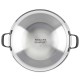  5-Ply Stainless Steel Clad 15” Open Wok, Oven Safe Up to 500°F