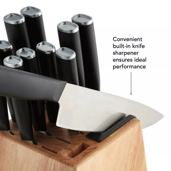  Classic 12-Piece Knife Block Set, Natural