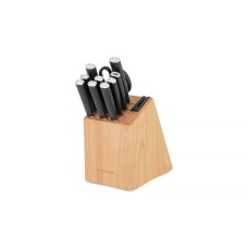 KitchenAid Classic 12-Piece Knife Block Set, Natural