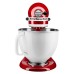  KSM150WPER Artisan 5qt Tilt-head Stand Mixer – Red