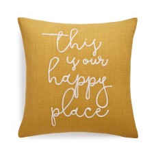 Lacourte This is our Happy Place 20″ x 20″ Decorative Pillow