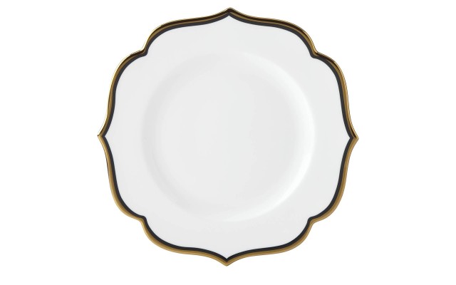  Contempo Luxe Accent Plate, White