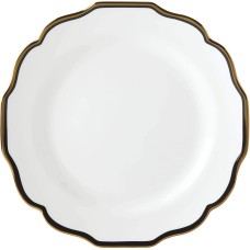Lenox Contempo Luxe Black Dinner Plate, White