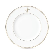 Lenox Federal Gold Block Monogram Dinnerware Accent Plate