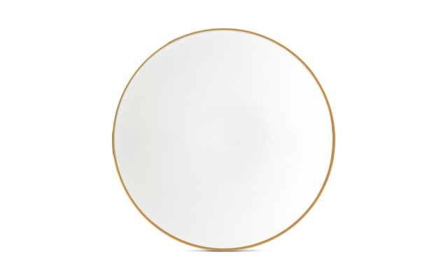  White Trianna Salad Plate, White