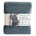 Life Comfort 2-Pack Eco Plush Throw 60 in. x 70 in, Teal