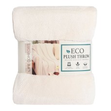 Life Comfort 2-Pack Eco Plush Throw 60 in. x 70 in