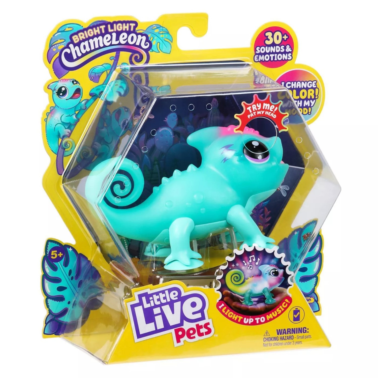 Little Live Pets – Sunny The Bright Light Chameleon | Interactive Color