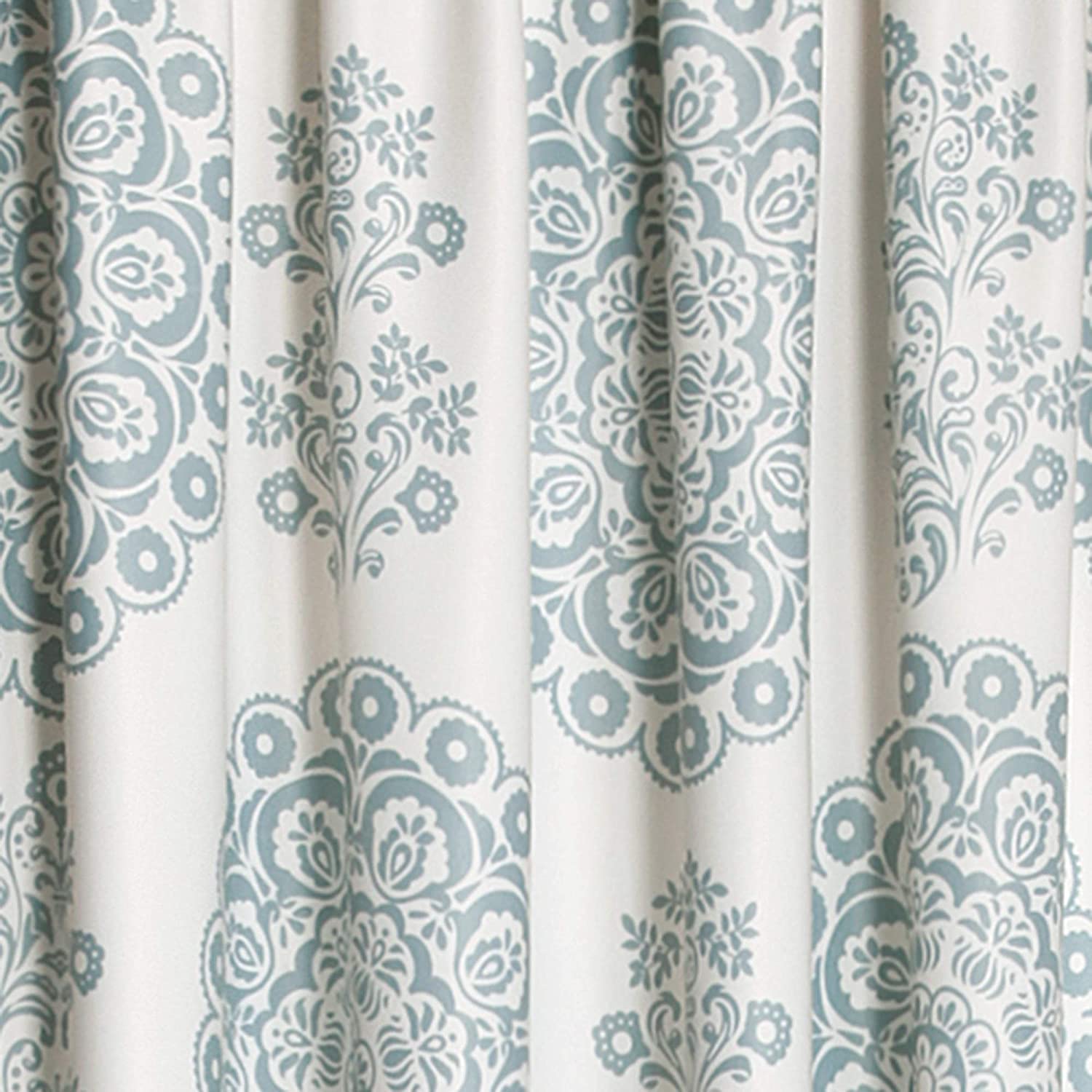 Lush Decor Seafoam Medallion Room-Darkening Window Curtain Set