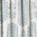  Seafoam Medallion Room-Darkening Window Curtain Set