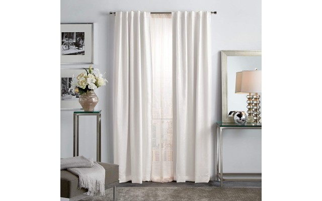 Collection Park Avenue Metallic 95″ Backtab Lined Panel Pair