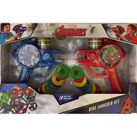 Marvel Avengers 18 Soft Safe Foam Disc Launcher Set