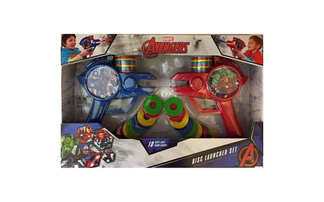  Avengers 18 Soft Safe Foam Disc Launcher Set