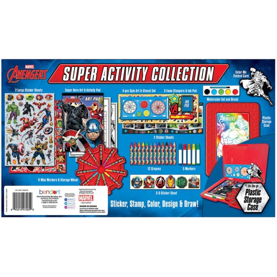  Avengers Super Activity Collection, Crayons, Markers, Paints, and More