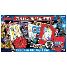 Marvel Avengers Super Activity Collection, Crayons, Markers, Paints, and More