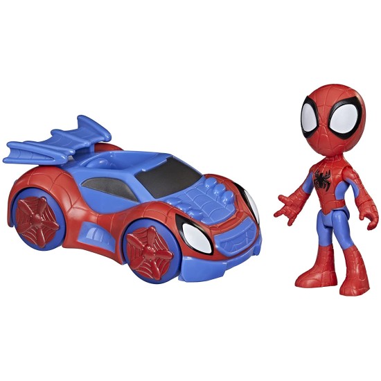 Spidey and His Amazing Friends Spidey Action Figure and Web-Crawler Vehicle
