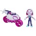  Spidey and His Amazing Friends Ghost-Spider Action Figure and Copter-Cycle Vehicle