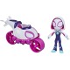 Spidey and His Amazing Friends Ghost-Spider Action Figure and Copter-Cycle Vehicle