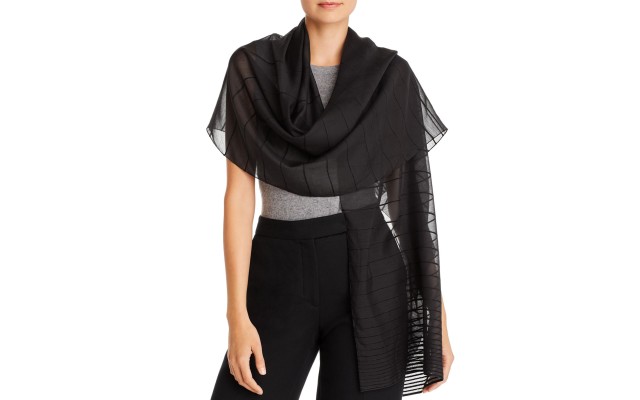 Max Mara Stole Square Scarf, Black