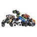  9 pc Monster Trucks 1:64 Scale, Multicolor