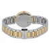  Women's Modern Classic Two Tone Watch with Concave Dot Museum Dial, Black/Gold (Model 607102)