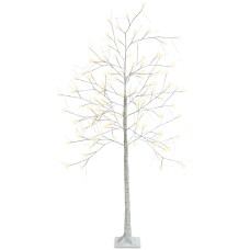 Mr. Christmas 7-Ft. Decorative Led Birch Tree