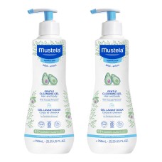 Mustela Gentle Baby 2-Pack 25.35 fl oz Cleansing Gel Gently Cleanses Hair and Body