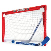 NHL Franklin Sports Mini Hockey Goal Set, Red