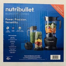 NutriBullet Blender Combo 1200 Watt, Dark Gray (Certified Reconditioned)