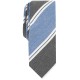  Men’s Blackmun Stripe Skinny Tie (Black)