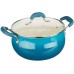  Corbett Nonstick Aluminum Cookware Set in Teal 8-Pc.