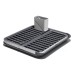 Compact Folding Dish Wash Organizer Dish Rack, Silver