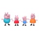 Peppa Pig Peppa’s Adventures Peppa’s Family Figure 4-Pack Toy, Multicolor