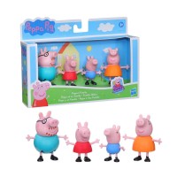 Peppa Pig Peppa’s Adventures Peppa’s Family Figure 4-Pack Toy, Multicolor