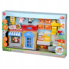 PlayGo 16-Pc. Fast Food Diner Toys, 10+ Songs Sounds and Phrases