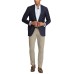  Men’s Straight-Fit Stretch Chino Pants, Beige 33×32