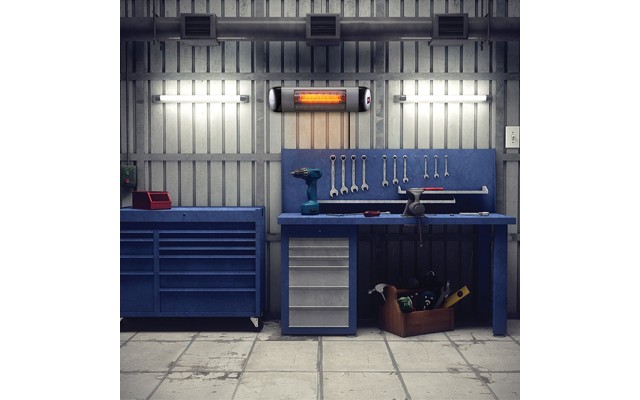  5100-BTU Garage and Patio Indoor/Outdoor Efficient Heater Digital Display