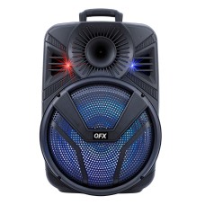 QFX 15″ PBX-615 Bluetooth Speaker with Rechargeable Battery and LED Lights