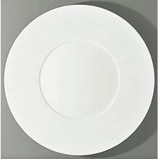 Raynaud Checks Plate Round Bottom  6.5″