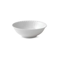 Royal Copenhagen White Fluted Half Lace Cereal Bowl