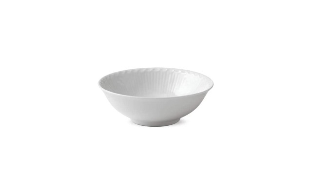  White Fluted Half Lace Cereal Bowl