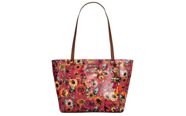  Coated Canvas Tote Handbag (Optic Spirit Wanderer)