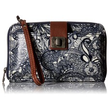 Sakroots Large Smartphone Crossbody Bag, Navy Spirit Desert