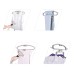  Professional GS45-DJ Dual Bar Garment Steamer with Foot Pedal Controls, Silver